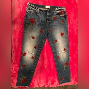 Driftwood floral jeans 32